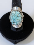 Large Chip Stone Cluster Adjustable Ring