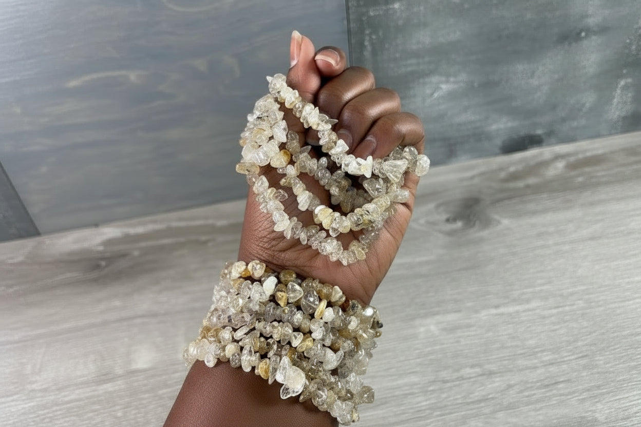 Gemstone Chip Bracelets