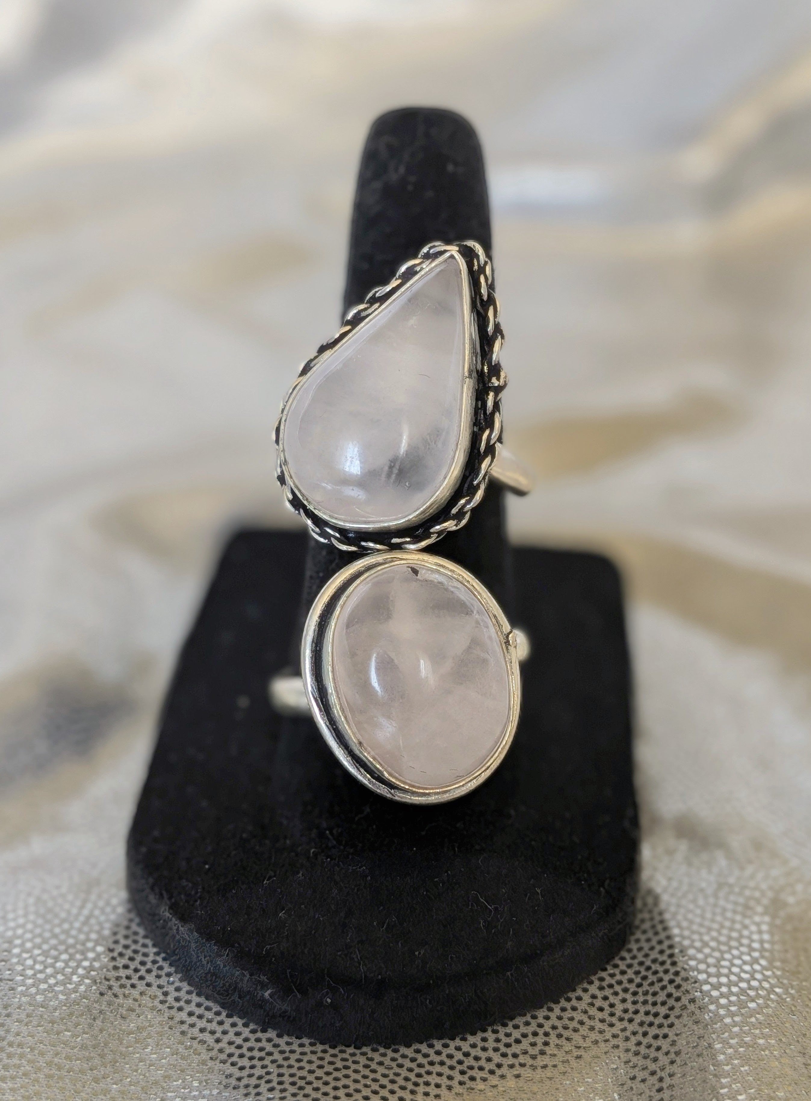 Beautiful Rose Quartz Rings