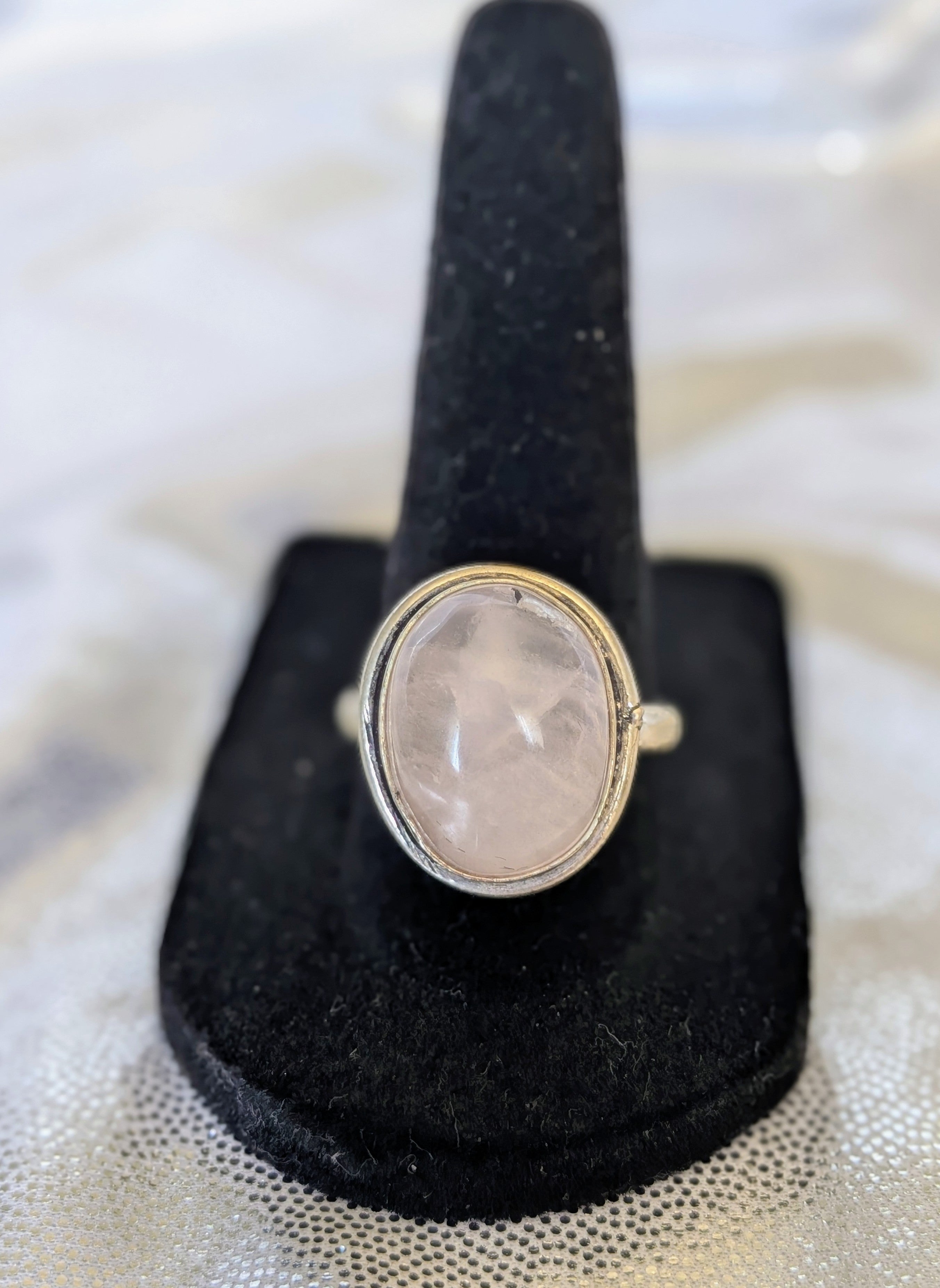 Beautiful Rose Quartz Rings